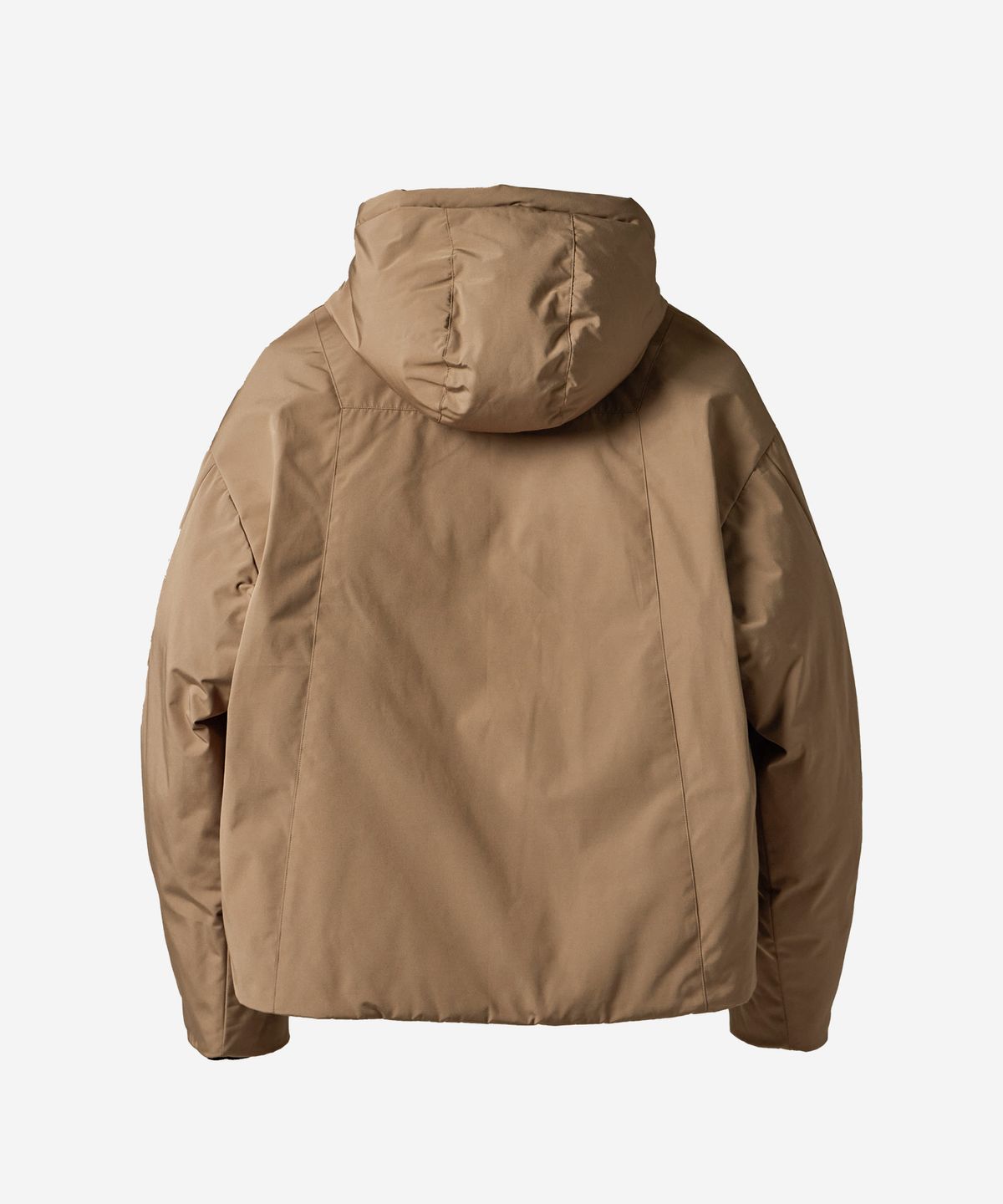 칼라파타르(KALAPATTHAR) Poly Cotton RIB Insulation Short-Jacket - BEIGE