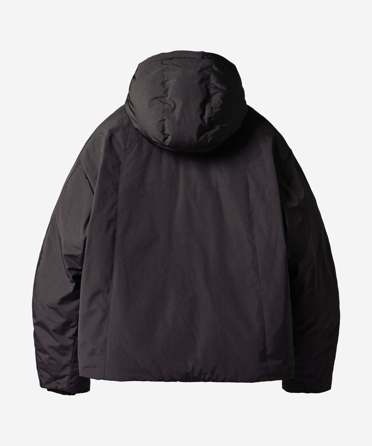 칼라파타르(KALAPATTHAR) Poly Cotton RIB Insulation Short-Jacket - BLACK