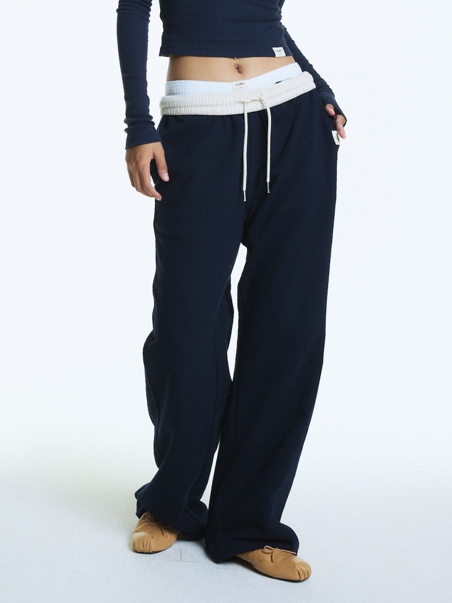 【GLOWNY】韓国人気★ (S,M) G CONTRAST SWEATPANTS GLOWNY】韓国人気☆ (S,M) G CONTRAST SWEATPANTS (GLOWNY