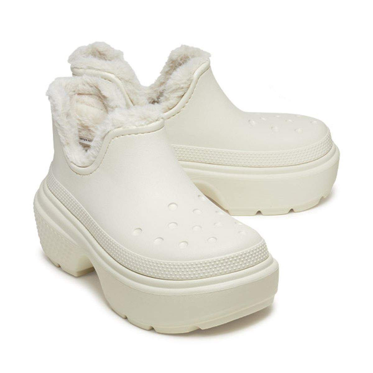 크록스(CROCS) 공용 스톰프 라인드 쇼티 부츠 LIN (24FUBT210673)