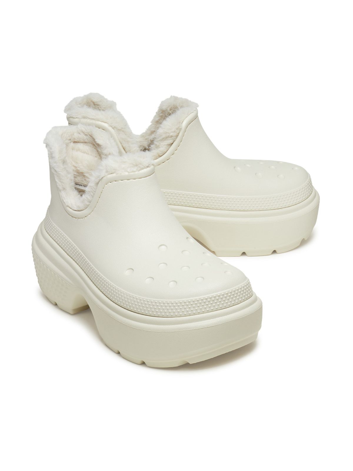 크록스(CROCS) 공용 스톰프 라인드 쇼티 부츠 LIN (24FUBT210673)