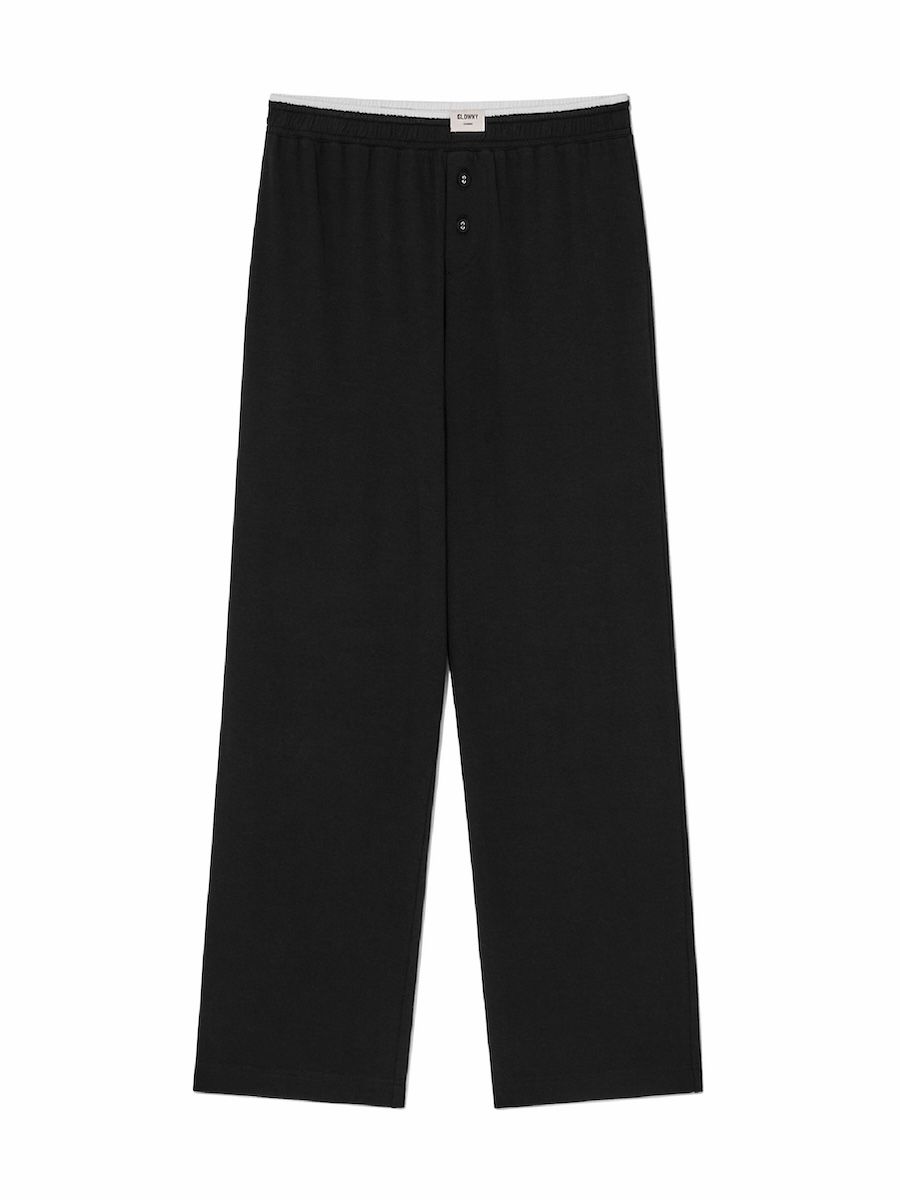 ◆GLOWNY◆ G MODAL BUTTON PANTS BLACK GC24WTPT003BK MUSINSA | GLOWNY G MODAL BUTTON PANTS (BLACK)