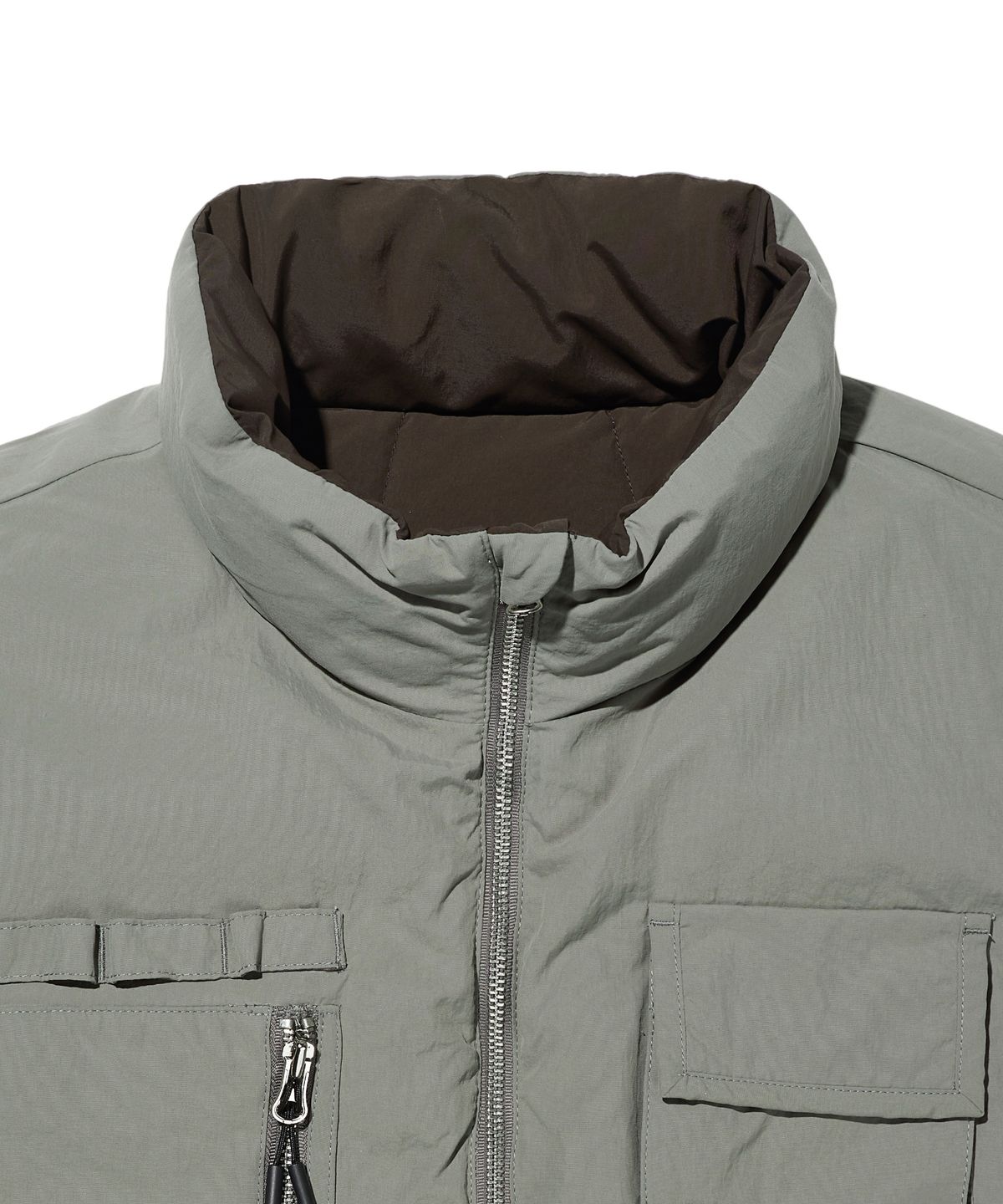 록히드마틴(LOCKHEED MARTIN) LM REVERSE DUCK DOWN VEST (KHAKI)