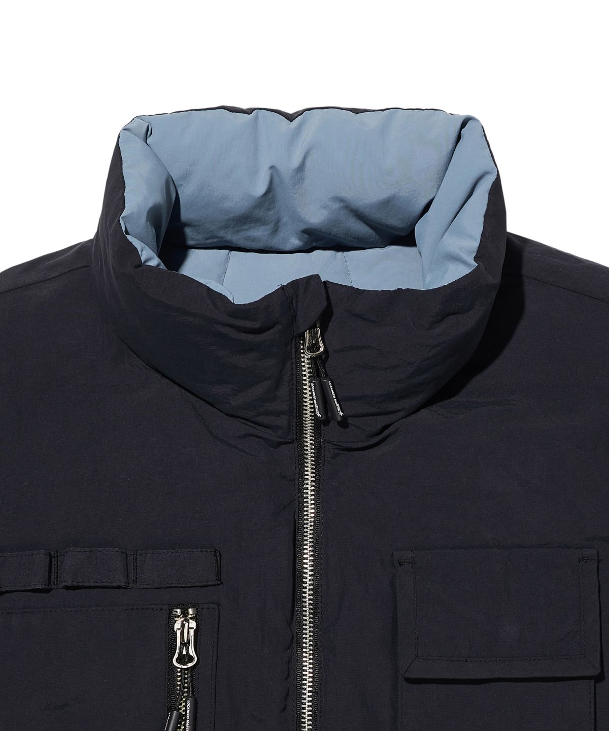 록히드마틴(LOCKHEED MARTIN) LM REVERSE DUCK DOWN VEST (BLACK)