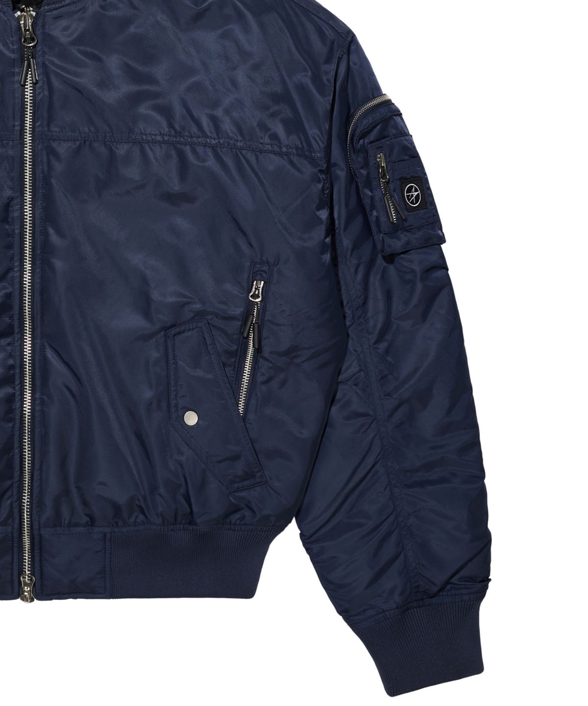 록히드마틴(LOCKHEED MARTIN) LM MULTI POCKET DOCKING HOOD BOMBER JACKET (NAVY)
