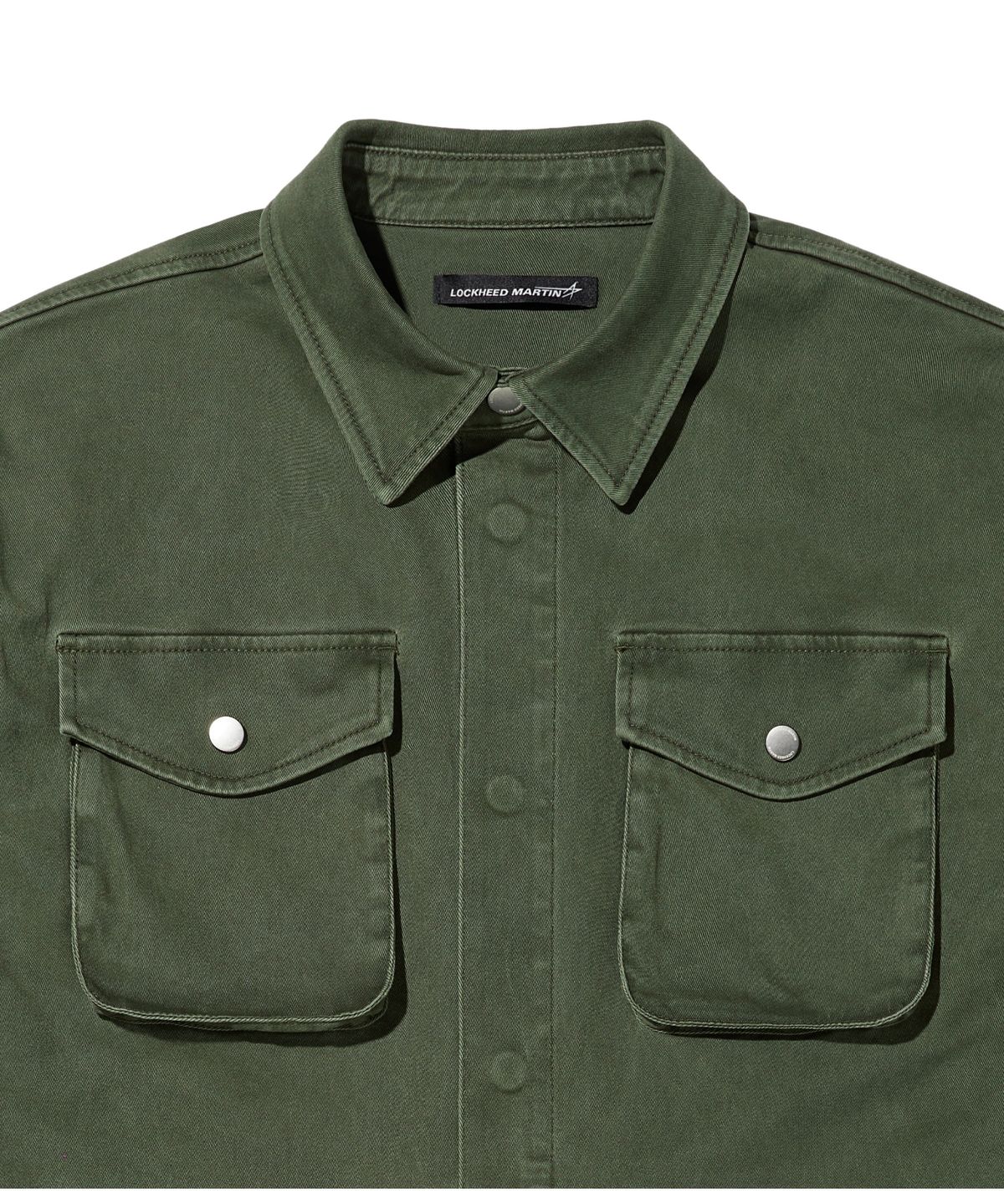 록히드마틴(LOCKHEED MARTIN) LM COTTON WASHING SHIRT JACKET (KHAKI)
