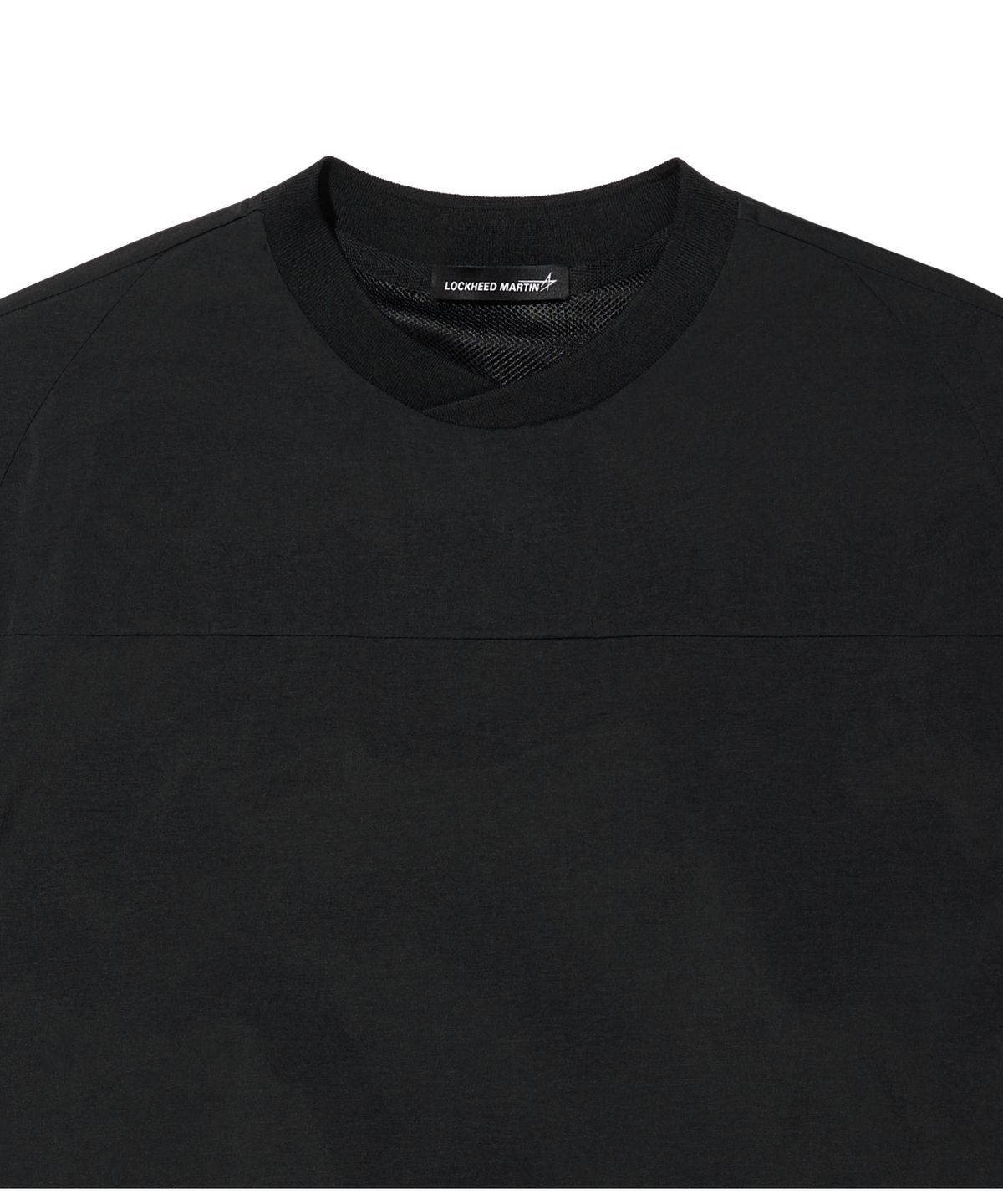 록히드마틴(LOCKHEED MARTIN) LM WOVEN ACHROMATIC CREW NECK (BLACK)