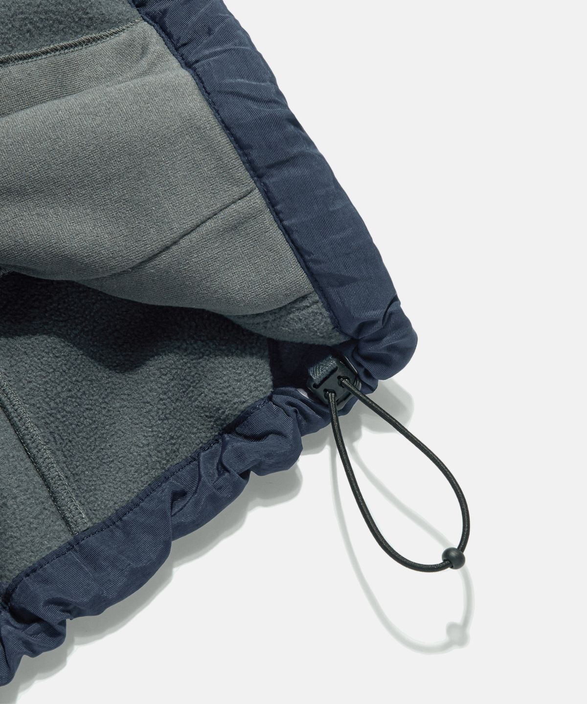 에스피오나지(ESPIONAGE) Expl. Fleece Pullover Anorak Charcoal Navy