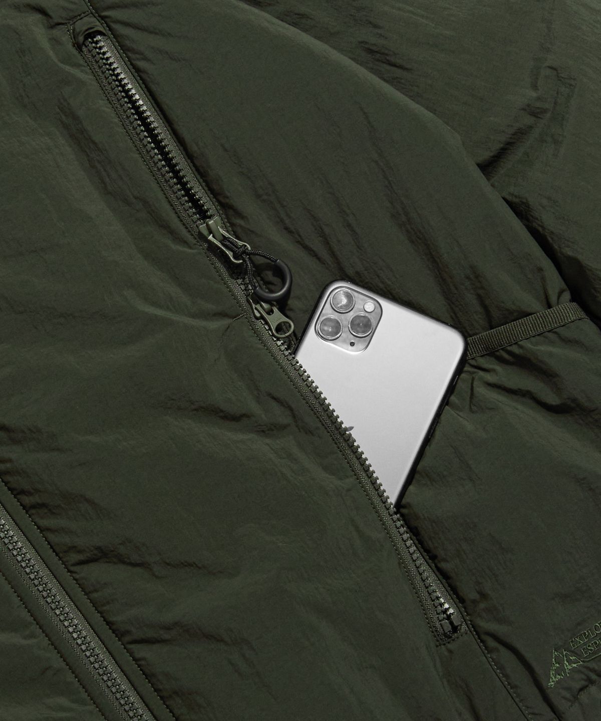 에스피오나지(ESPIONAGE) Expl. Insulated Blouson Dark Green