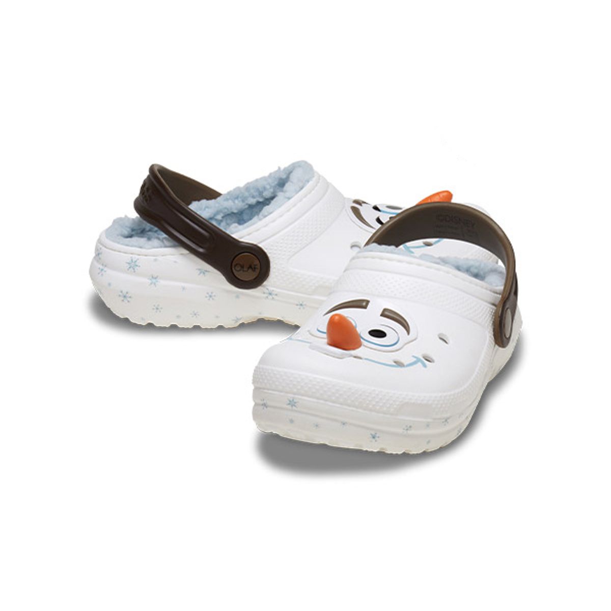 크록스키즈(CROCS KIDS) 키즈 프로즌 올라프 라인드 클래식 클로그 MUL (24FKCL210234)