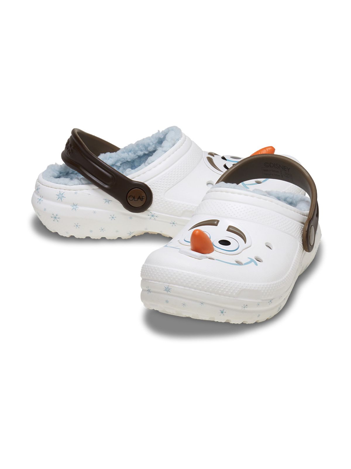 크록스키즈(CROCS KIDS) 키즈 프로즌 올라프 라인드 클래식 클로그 MUL (24FKCL210234)