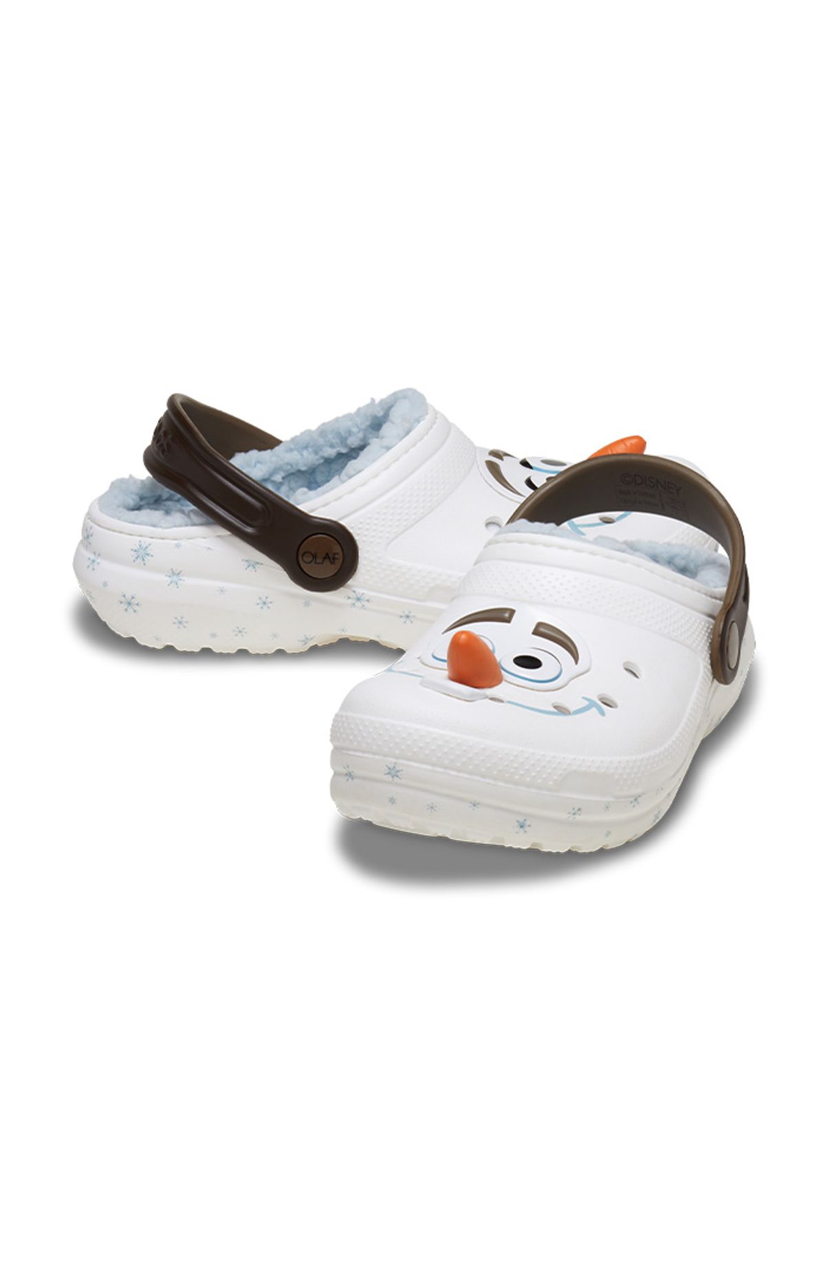 크록스키즈(CROCS KIDS) 키즈 프로즌 올라프 라인드 클래식 클로그 MUL (24FKCL210234)