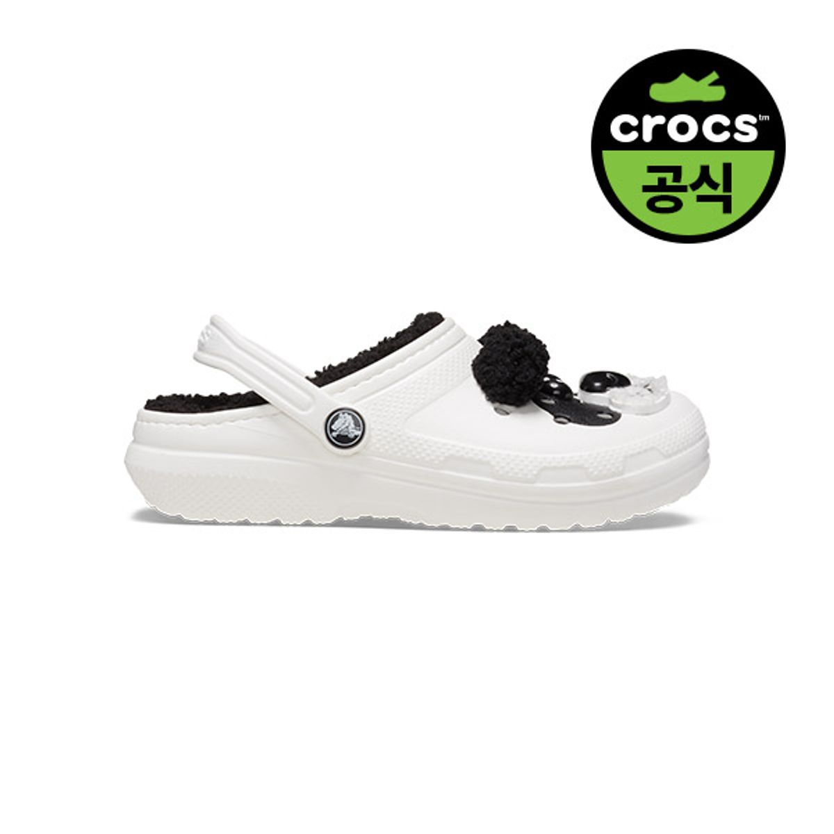 크록스키즈(CROCS KIDS) 키즈 클래식 라인드 아이엠 판다 베어 클로그 CBK (24FKCL210400)