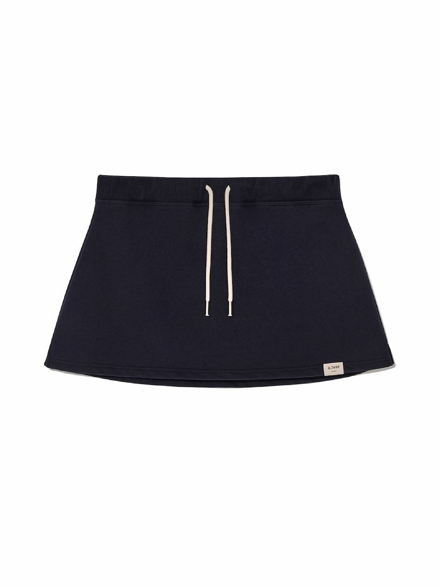 韓国★GLOWNY★G DRAWSTRING SWEAT SKIRT MUSINSA | GLOWNY G DRAWSTRING SWEAT SKIRT (NAVY)