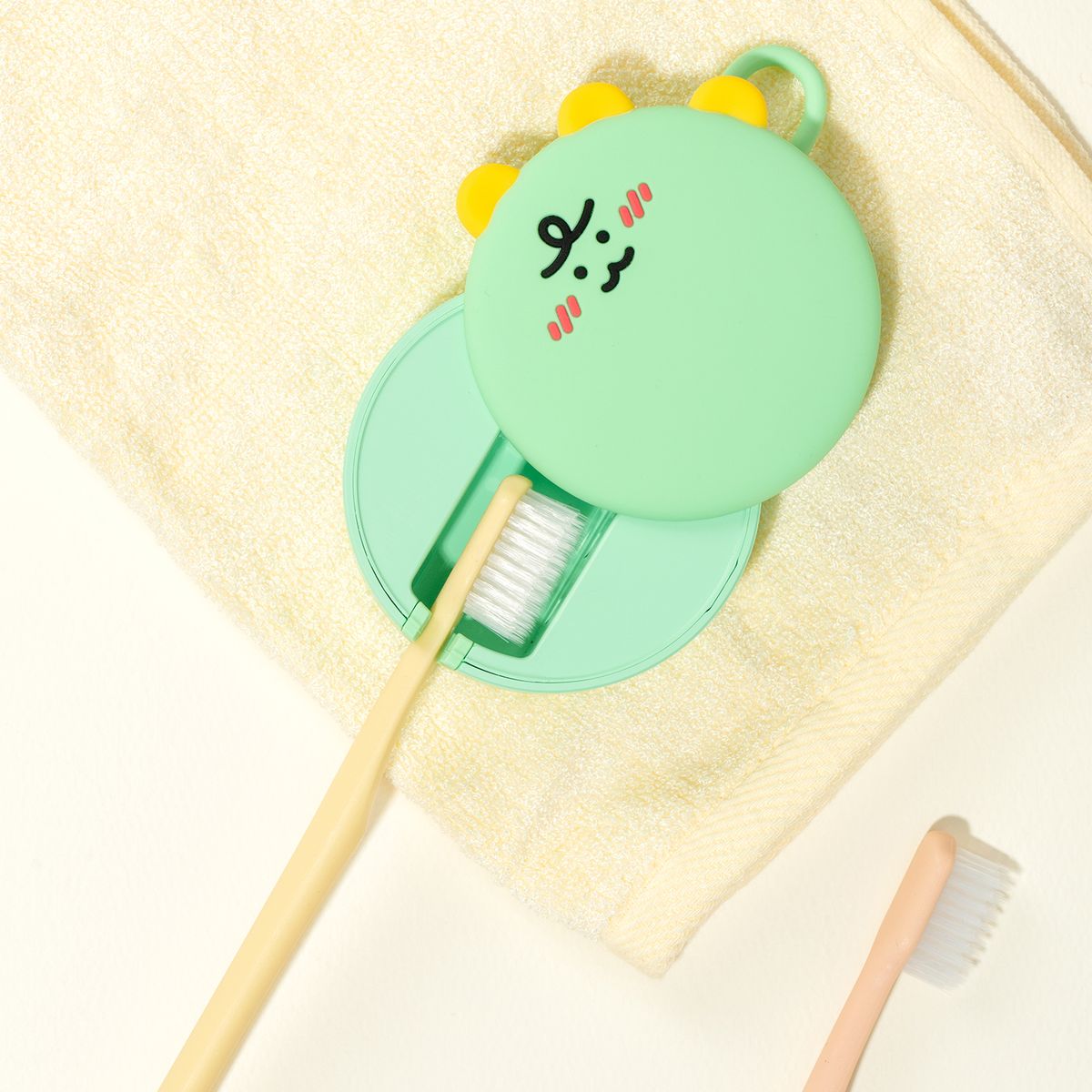 카카오프렌즈 파트너(KAKAOFRIENDS PARTNERS) 죠르디 휴대용 에그캡슐 UV 칫솔살균기