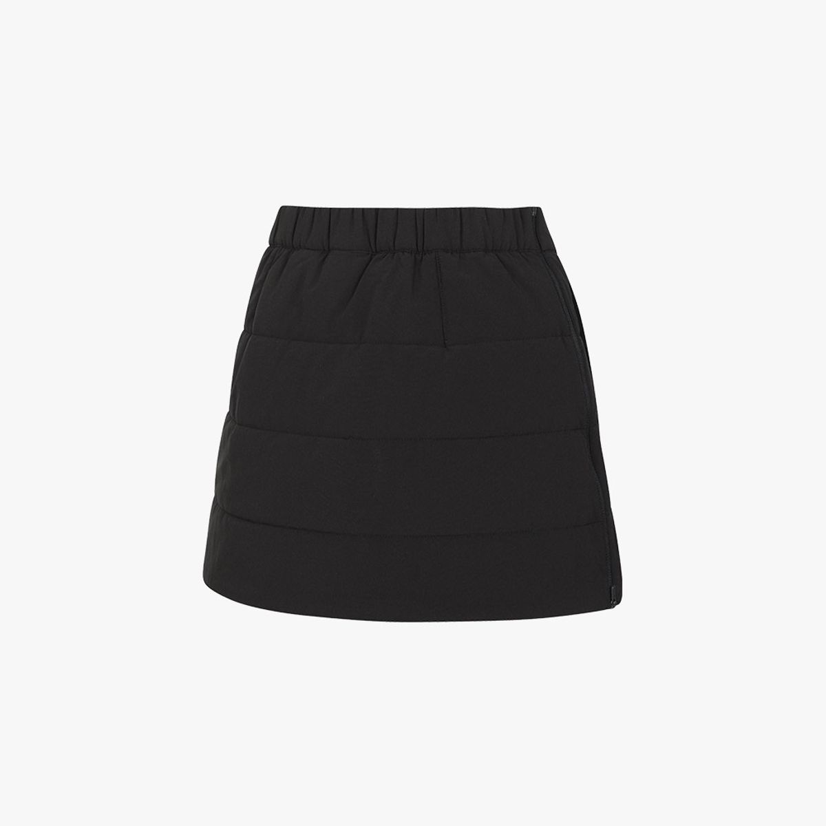 디아도라(diadora) 스트레치 패딩 스커트 BLACK