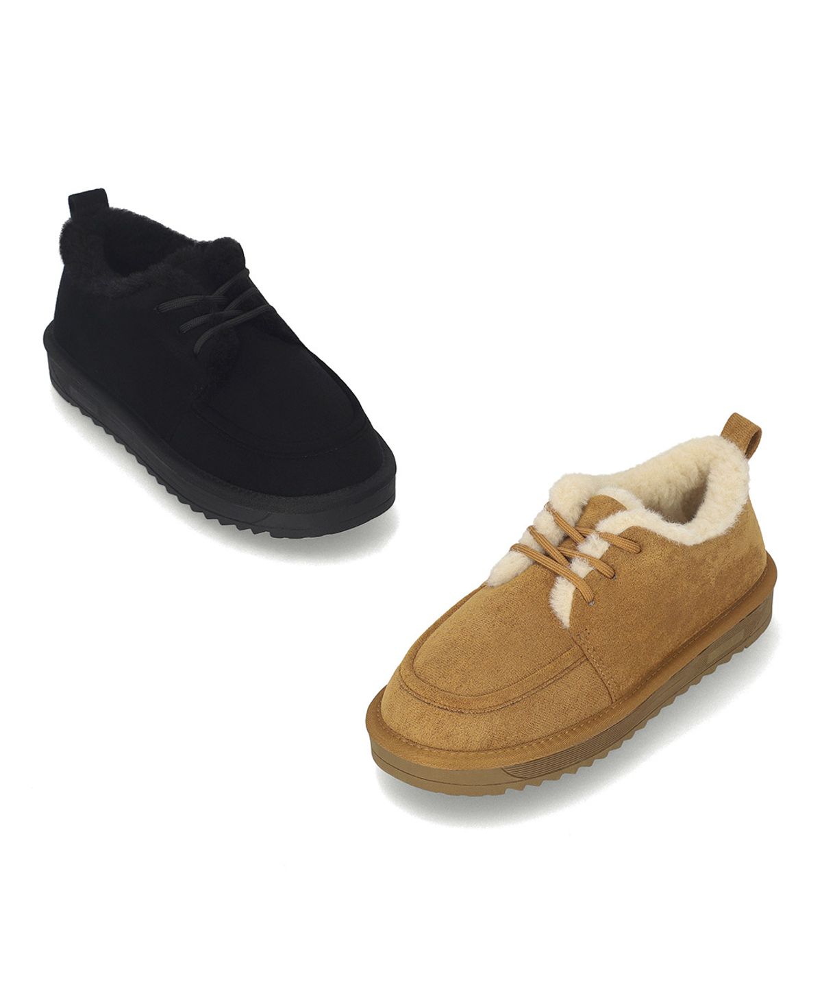 엘칸토(ELCANTO) 마쯔 여성 스웨이드 트리밍 방한화 2.5cm LCWC04M44V