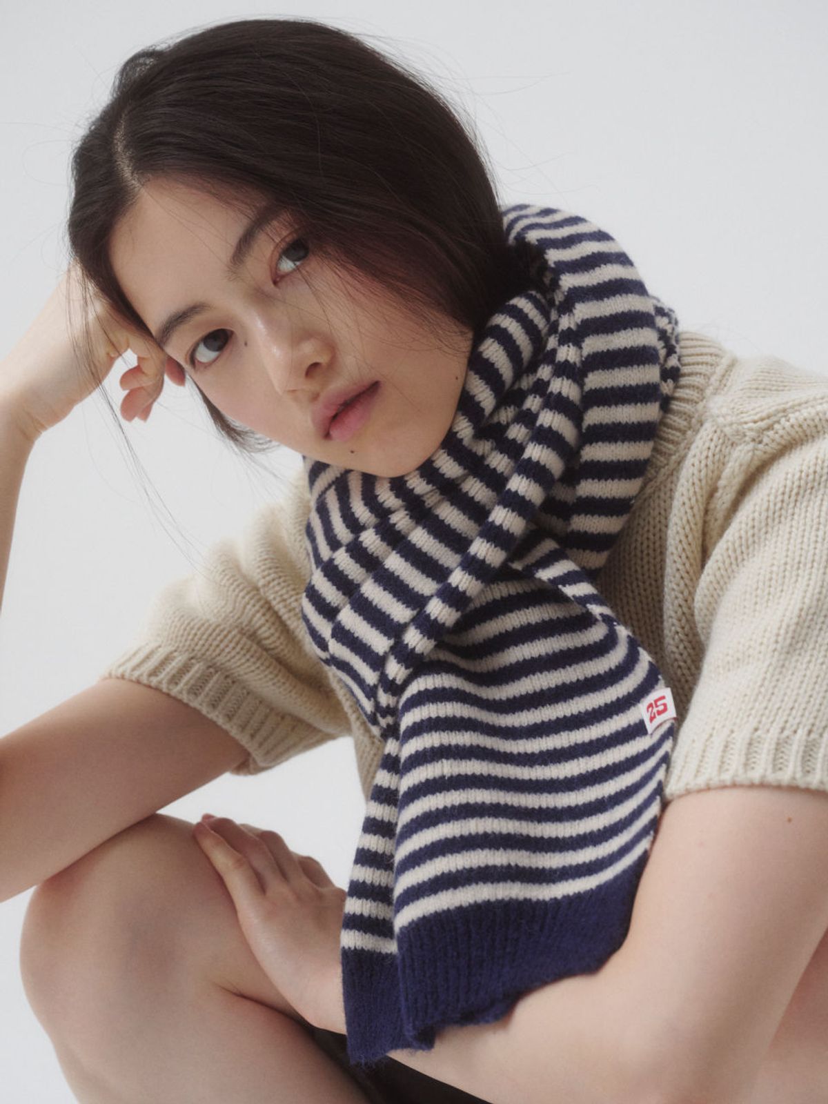 시오르(SIEOR) [무신사 단독컬러] Pete stripe muffler_4 colors
