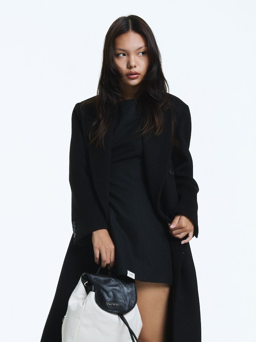 【GLOWNY】★韓国人気★ G CHLOE MINI DRESS ★ 2COLOR MUSINSA | GLOWNY G CHLOE MINI DRESS (BLACK)