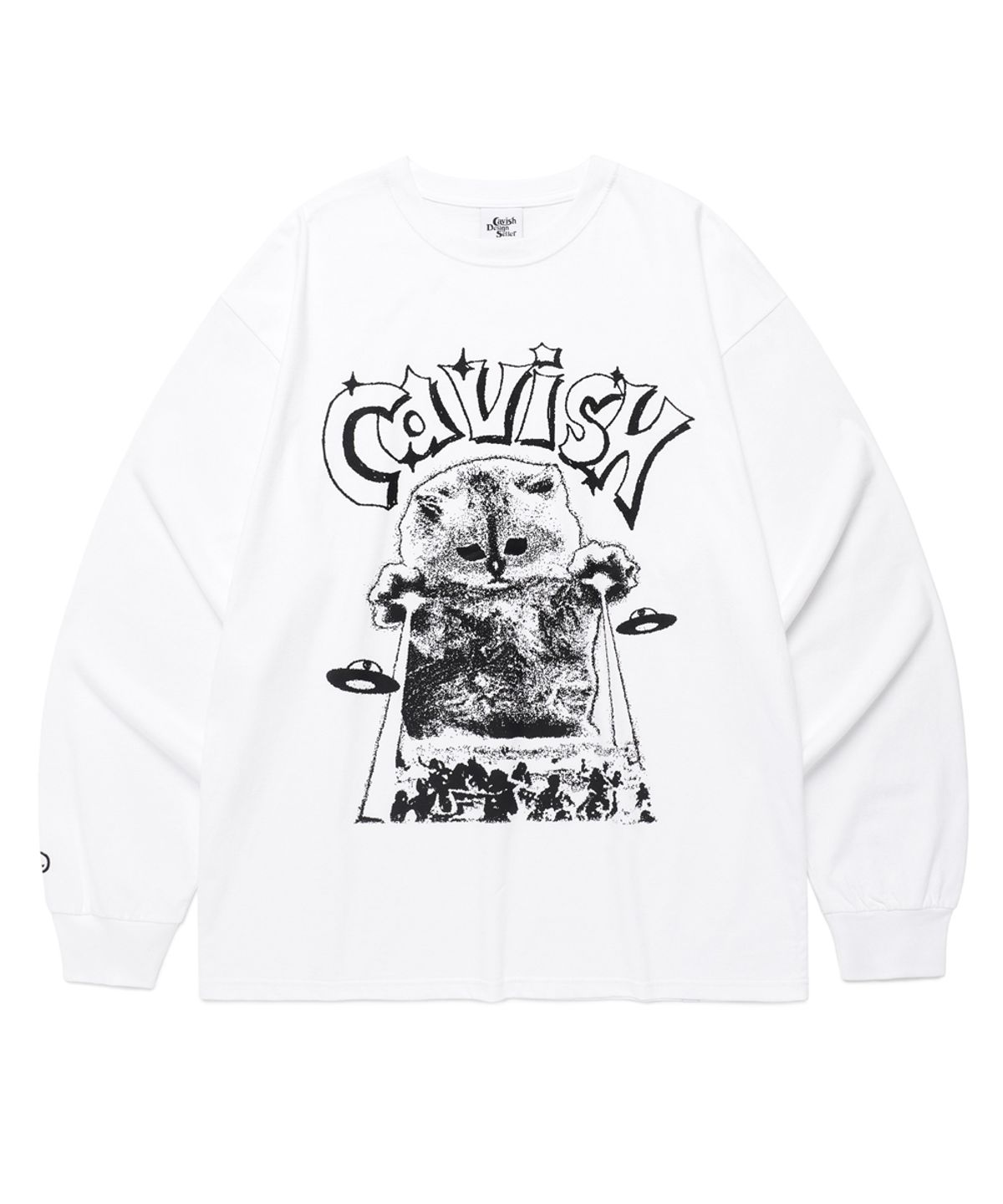 카비시(CAVISH) INVADER LS TEE WHITE(CV2EFUT551A)