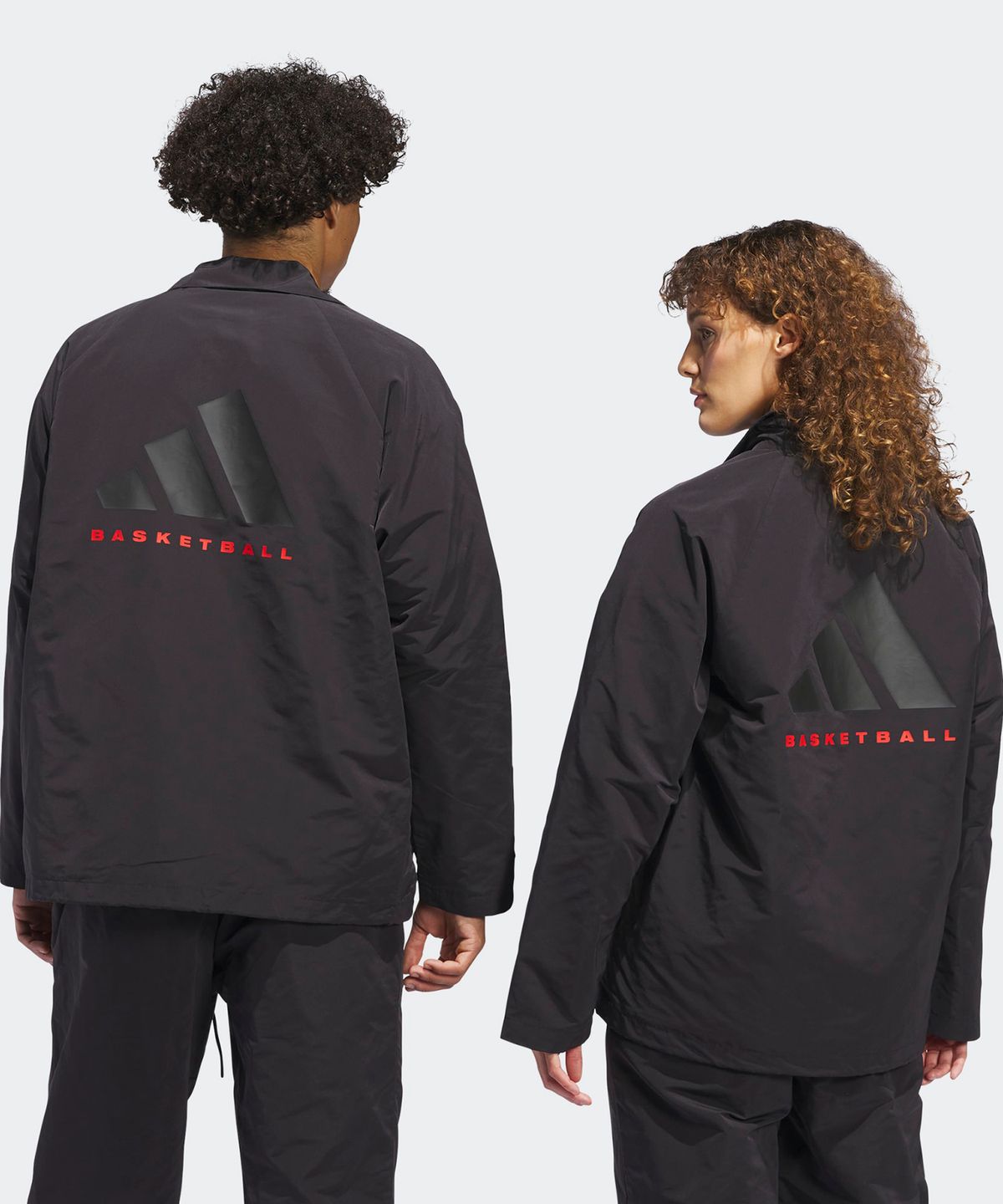 아디다스(ADIDAS) 바스켓볼 코치 자켓 - 블랙 / IW5641
