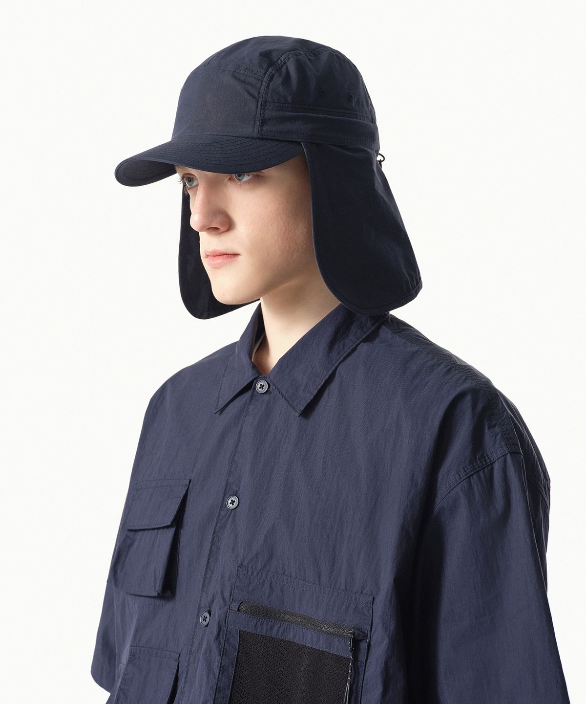 무신사 스탠다드(MUSINSA STANDARD) [시티 레저] CN 데저트 캡 [네이비]