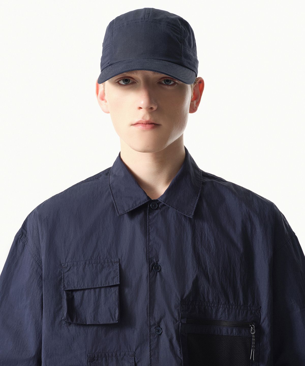 무신사 스탠다드(MUSINSA STANDARD) [시티 레저] CN 데저트 캡 [네이비]