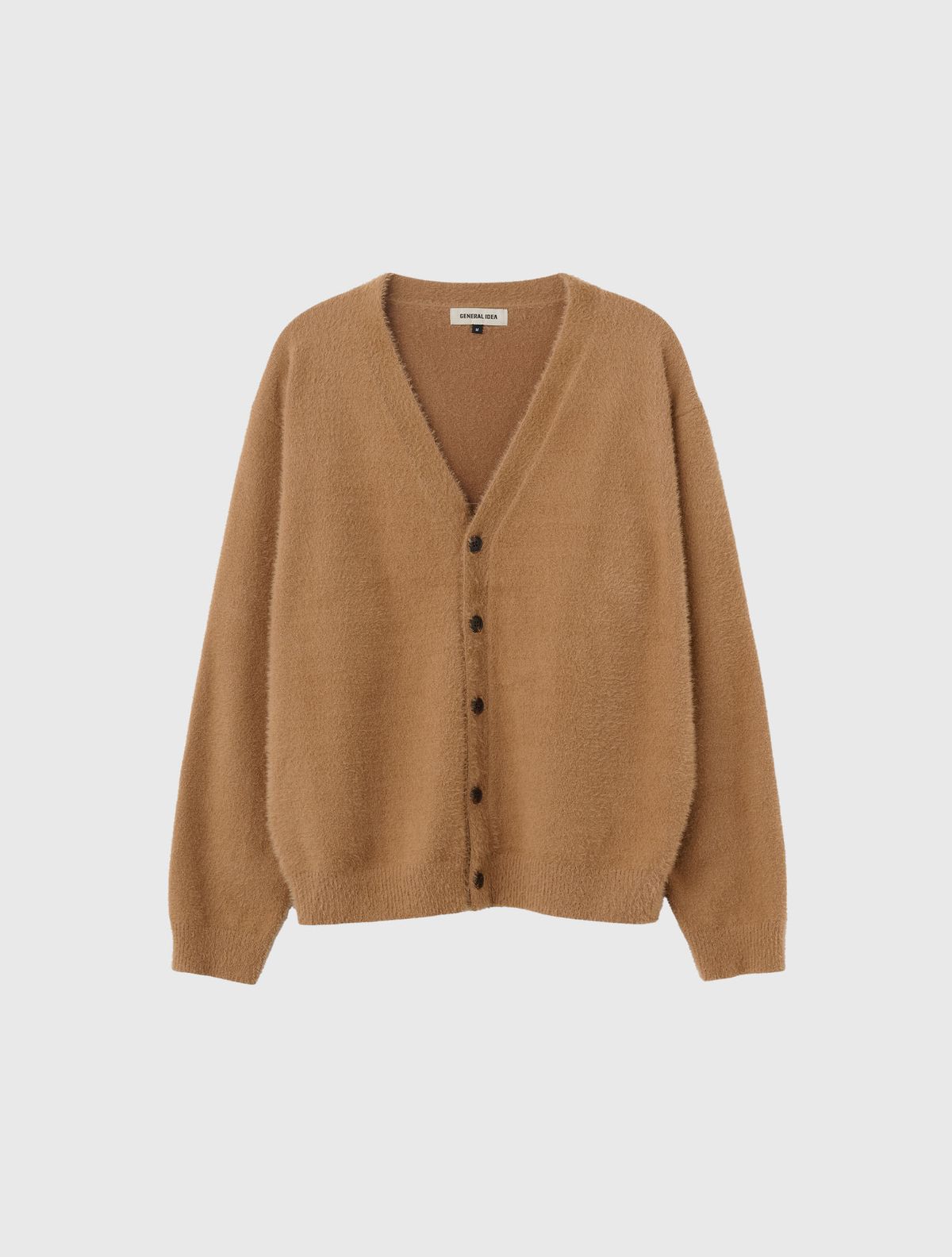 제너럴아이디어(GENERALIDEA) UNISEX 헤어리 브이넥 가디건 [BEIGE] / SBD4U04010