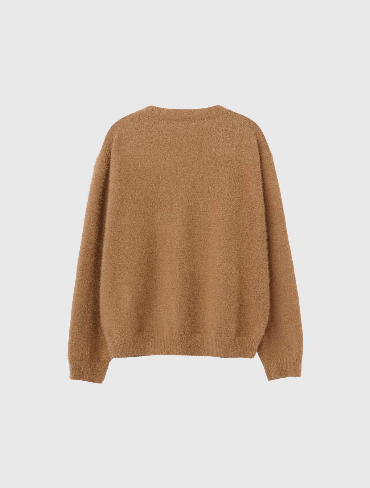 제너럴아이디어(GENERALIDEA) UNISEX 헤어리 브이넥 가디건 [BEIGE] / SBD4U04010
