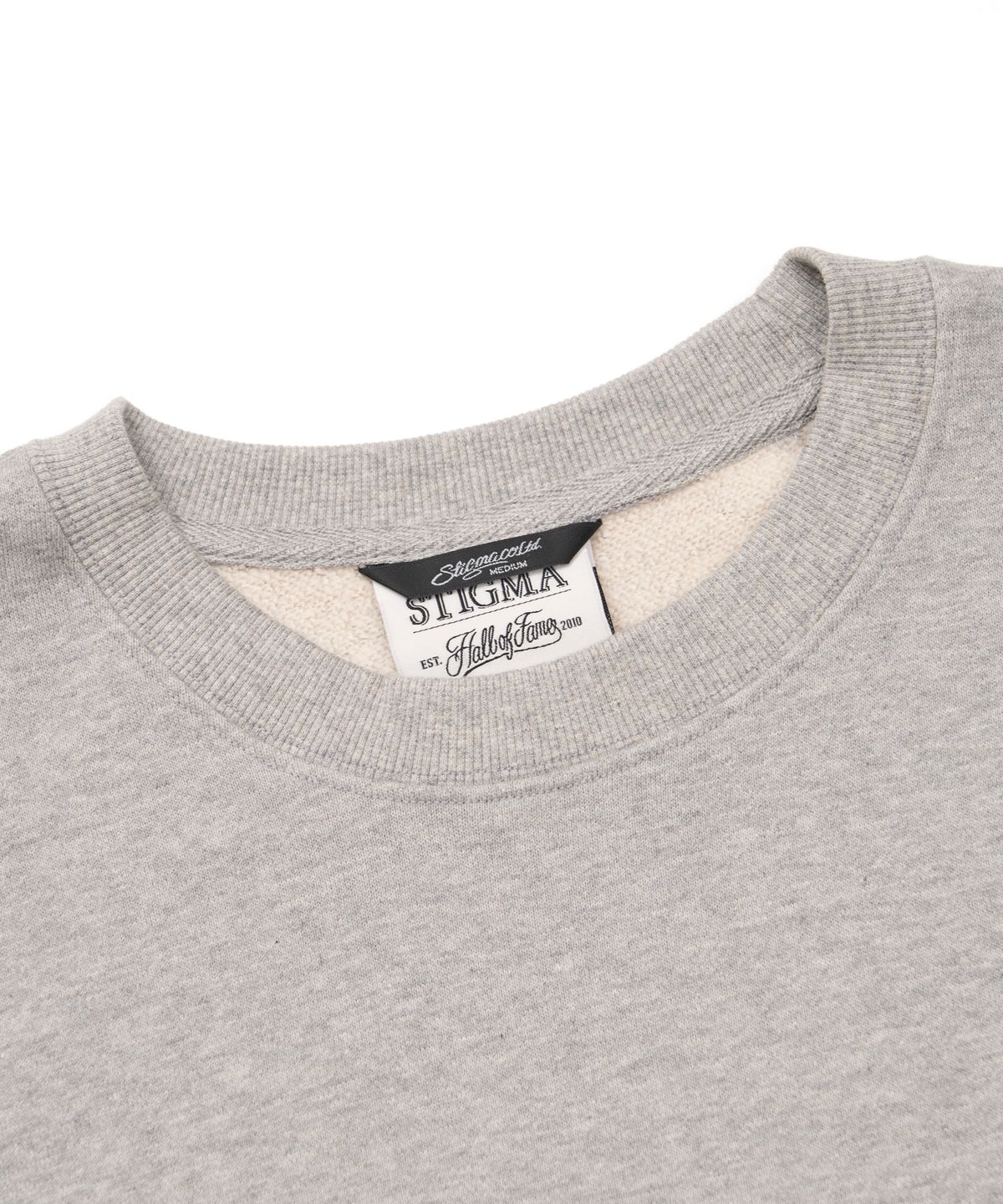 스티그마(STIGMA) Capital S Oversized Crewneck Melange