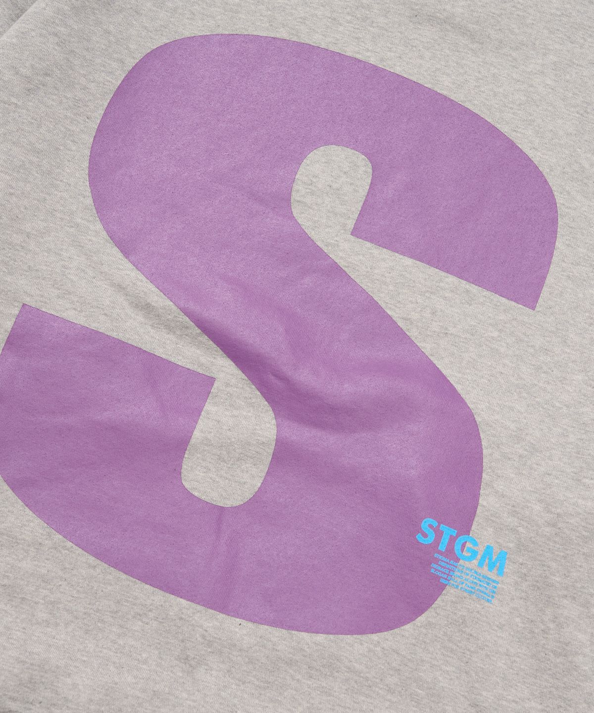 스티그마(STIGMA) Capital S Oversized Crewneck Melange