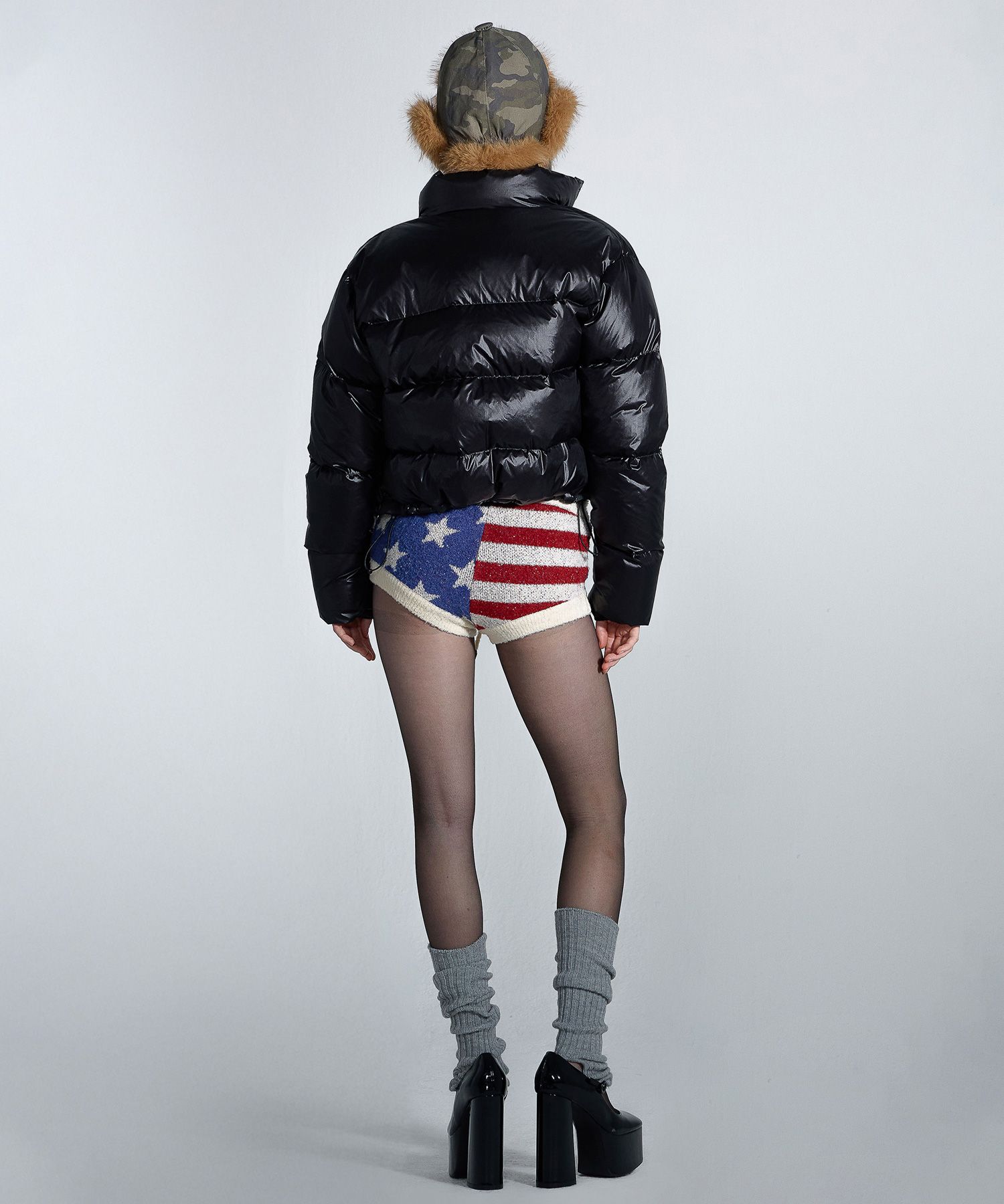 SCULPTOR★韓国大人気 104 Cropped Puffer Down MUSINSA | SCULPTOR 104 Cropped Puffer Down Black