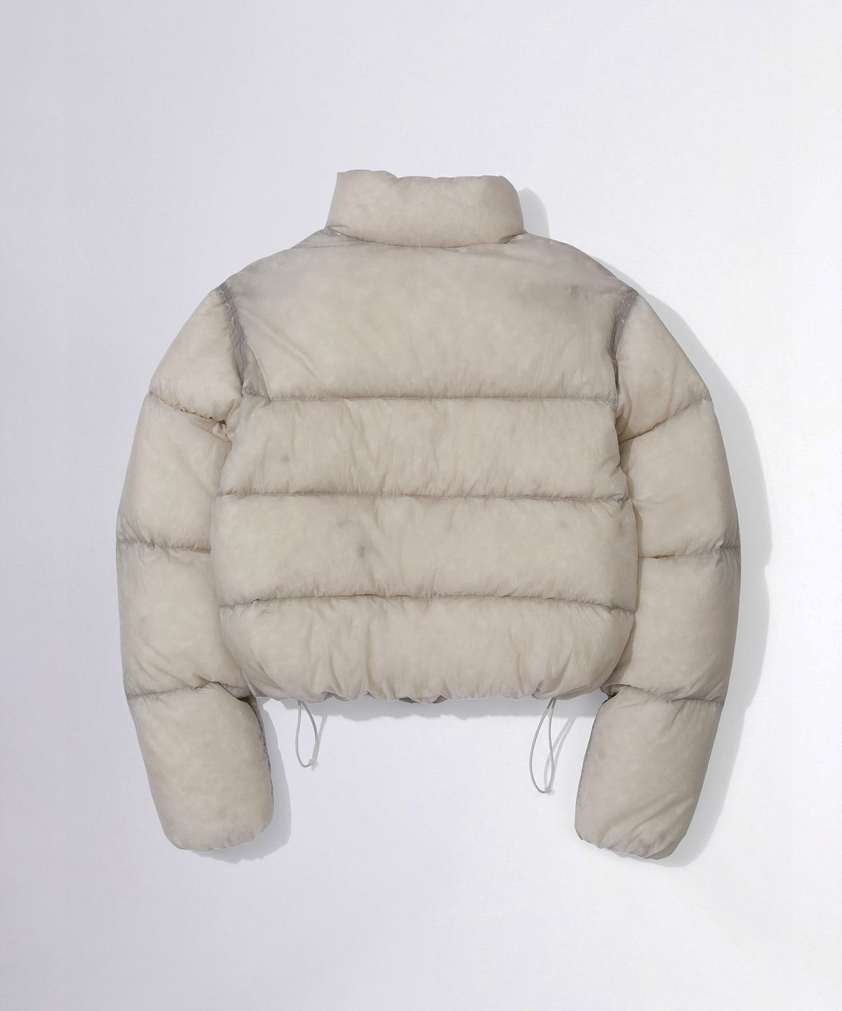 스컬프터(SCULPTOR) 104 Sheer Cropped Puffer Down Raw