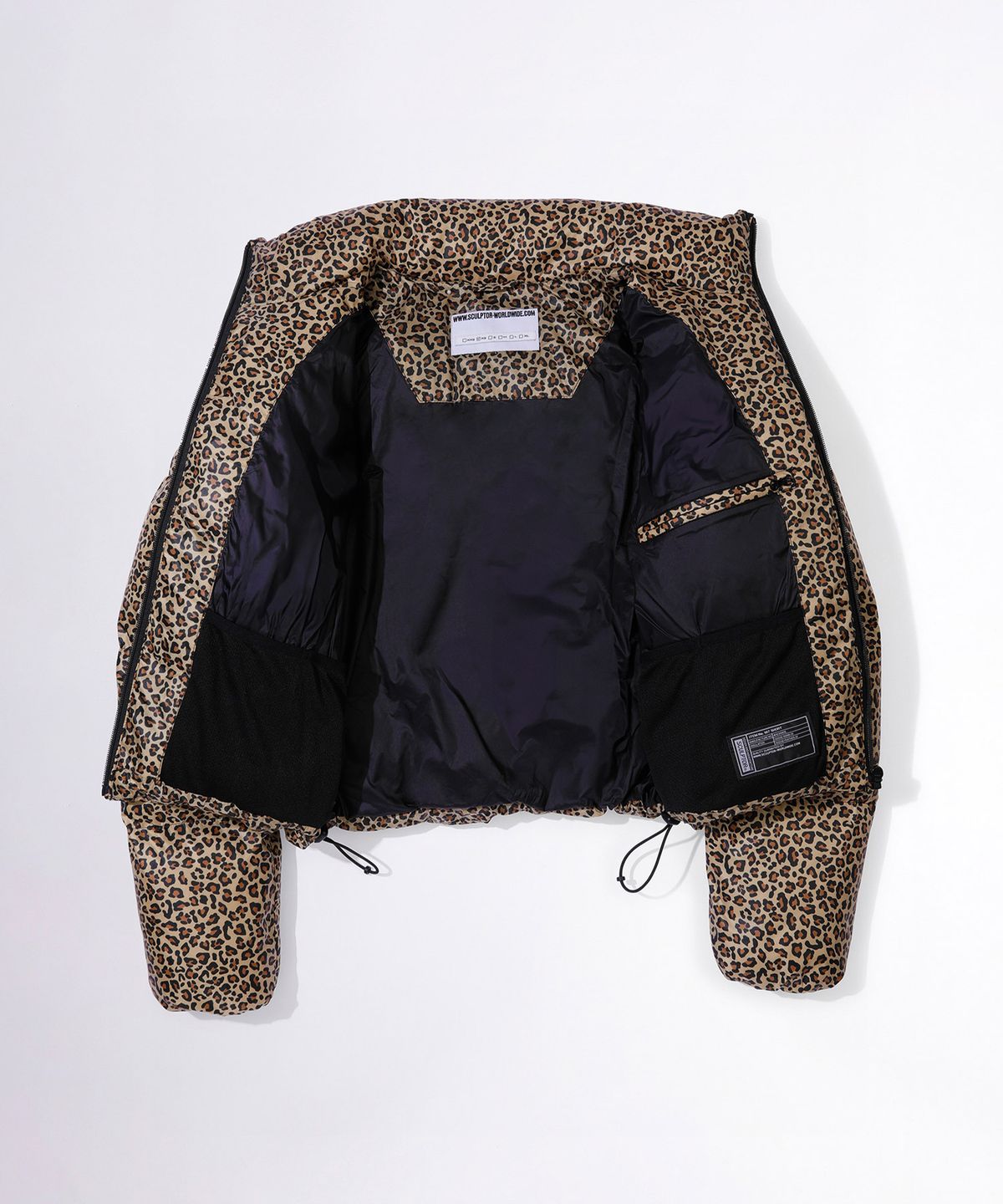 스컬프터(SCULPTOR) 107 Cropped Puffer Down Leopard