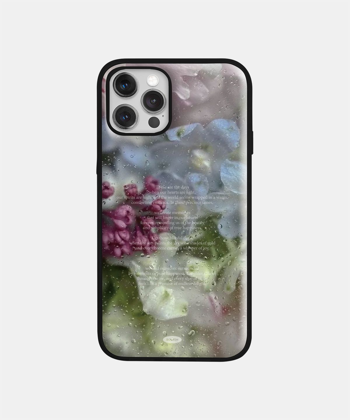 소유템(SOUTEM) Drizzling Flower Phone Case_Epoxy