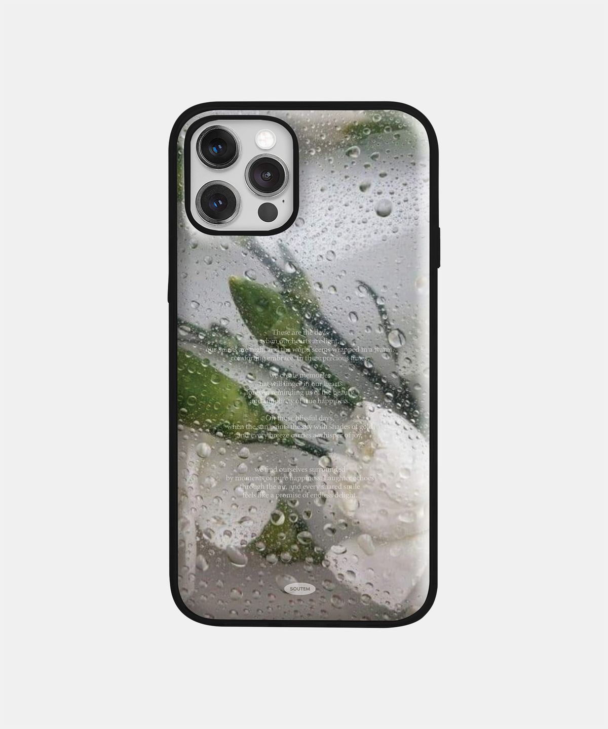 소유템(SOUTEM) Drizzling Flower Phone Case_Epoxy