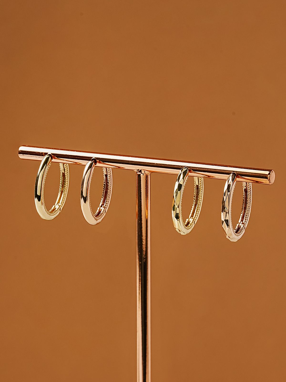 미니멀피어싱(MINIMALPIERCING) 14K 18K 오벌 원터치 링 귀걸이