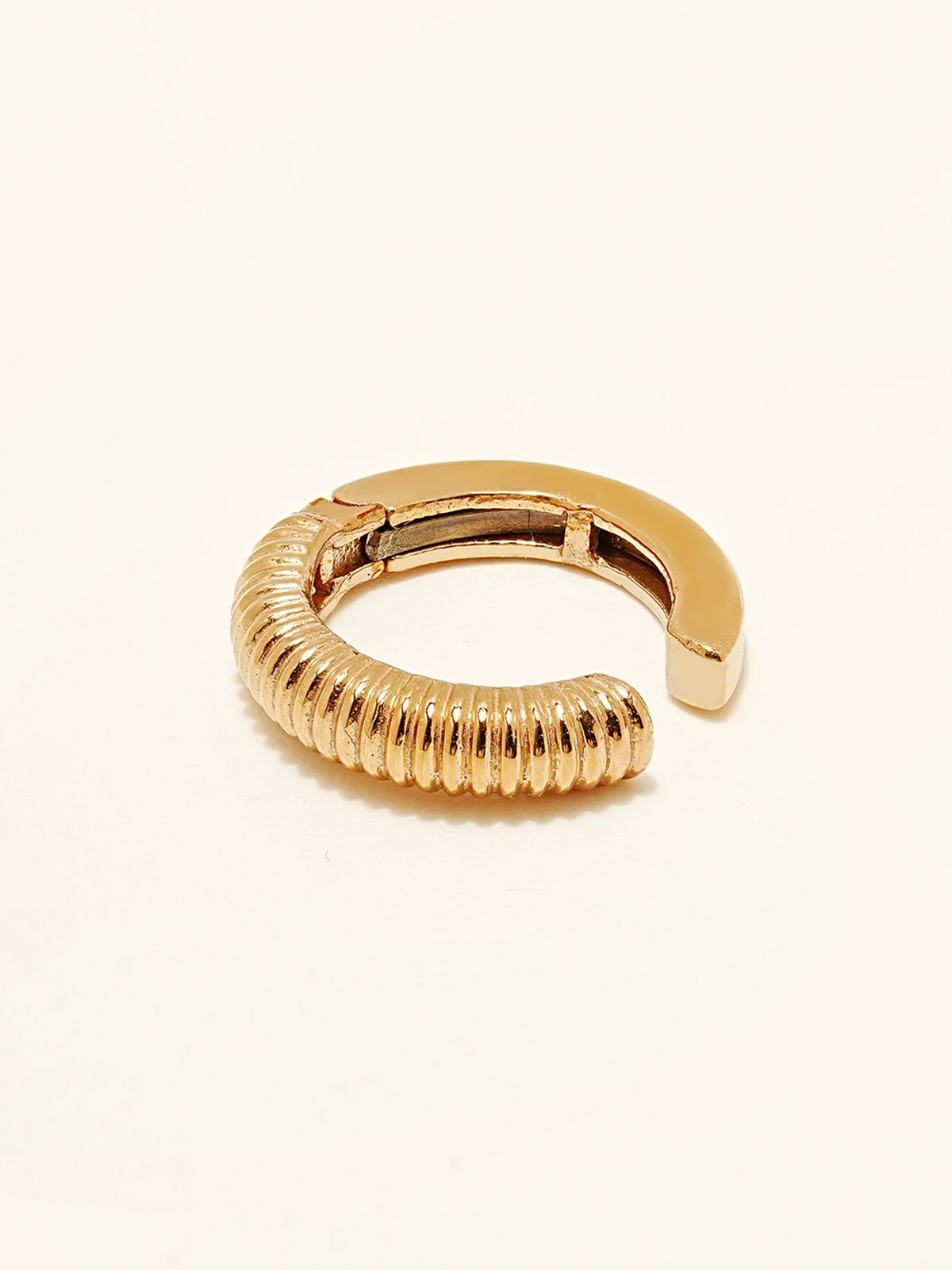 미니멀피어싱(MINIMALPIERCING) 14K 라바 패턴 이어커프 클립형 귀찌