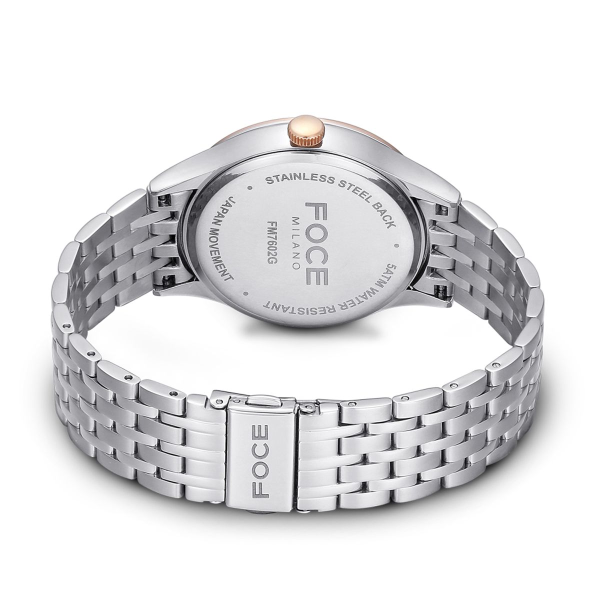 포체(FOCE) 41mm 남성 썬앤문 메탈시계 FM7602GM-WRG