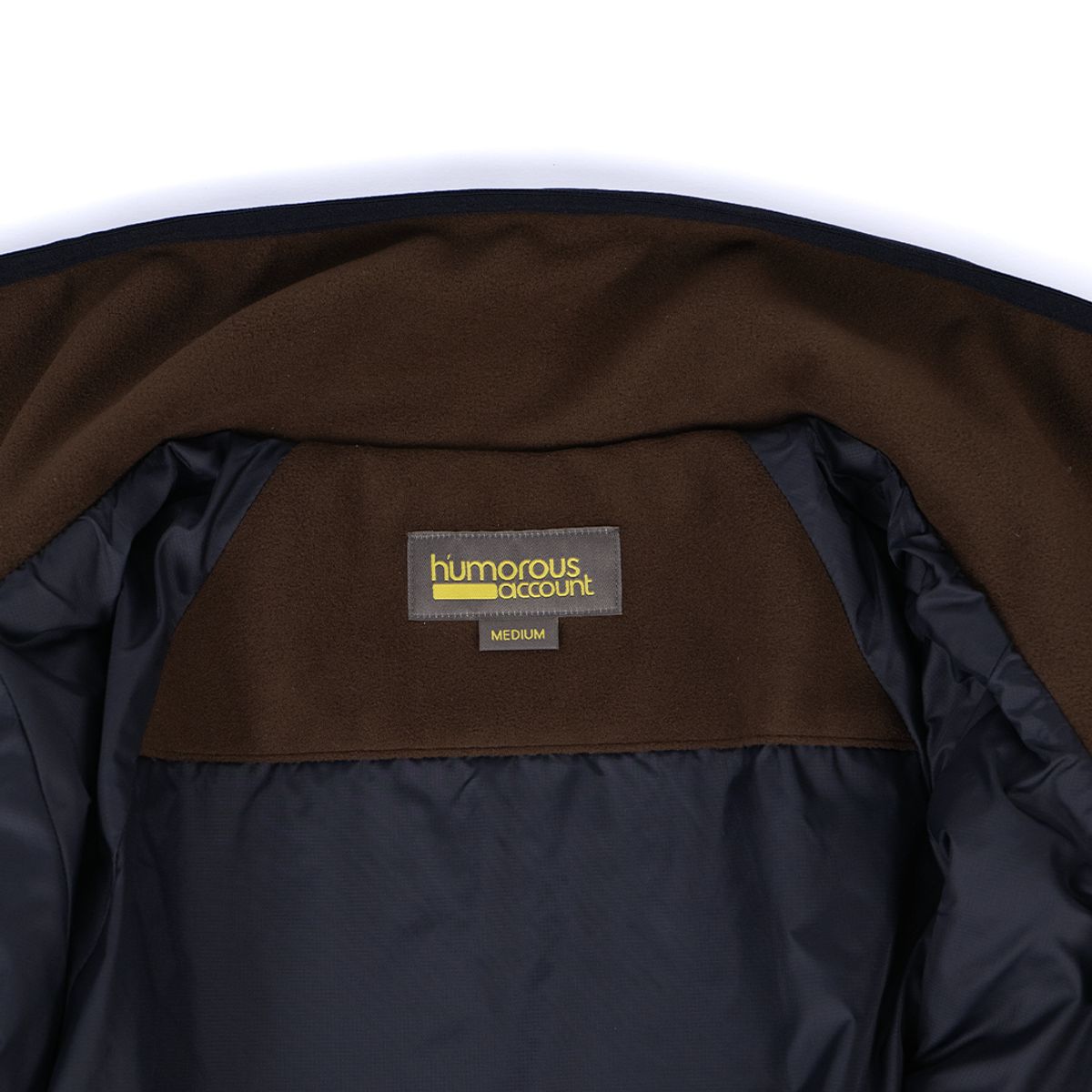 휴머러스 어카운트(HUMOROUS ACCOUNT) PCU FLEECE JUMPER / DARK BROWN