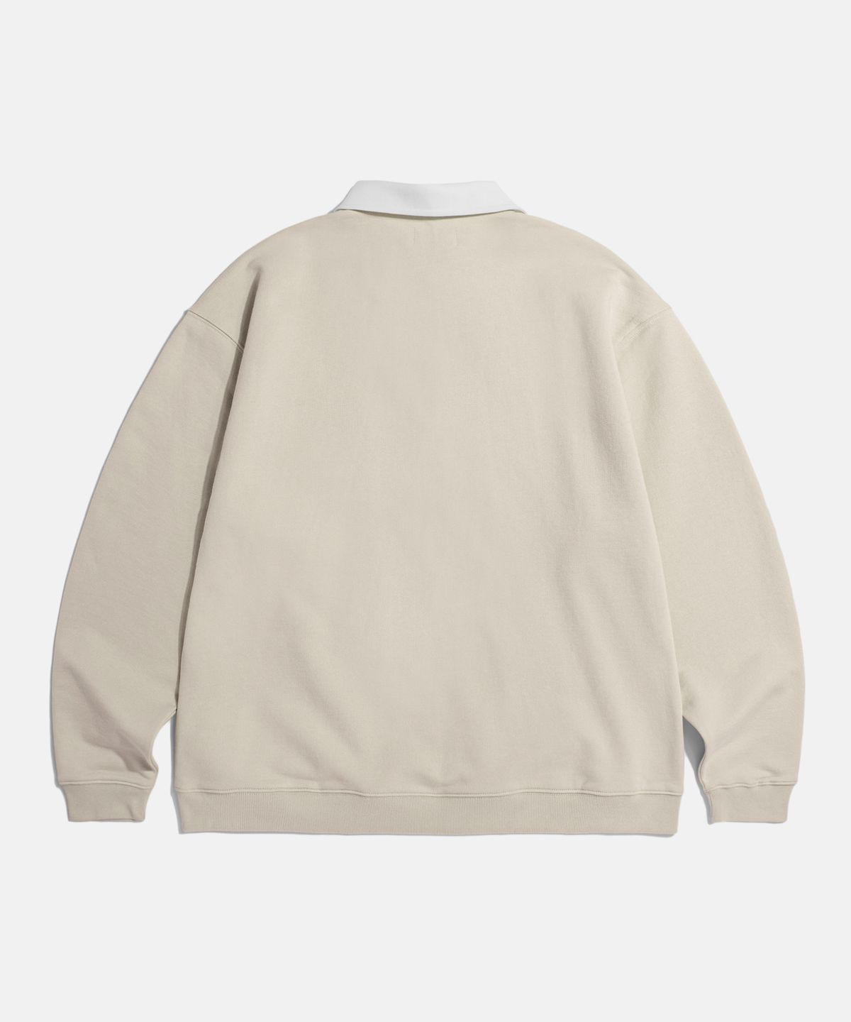 피도디도(FIDO DIDO) Boucle Logo Half Zip Sweatshirt Beige