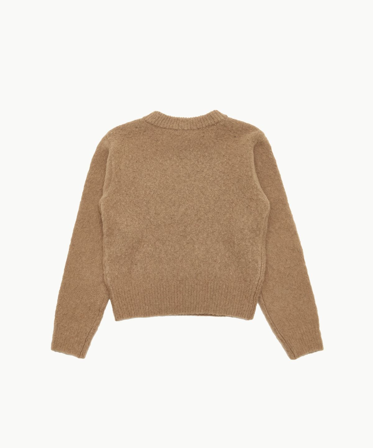 아모멘토(AMOMENTO) FLUFFY BRUSHED KNIT_BEIGE