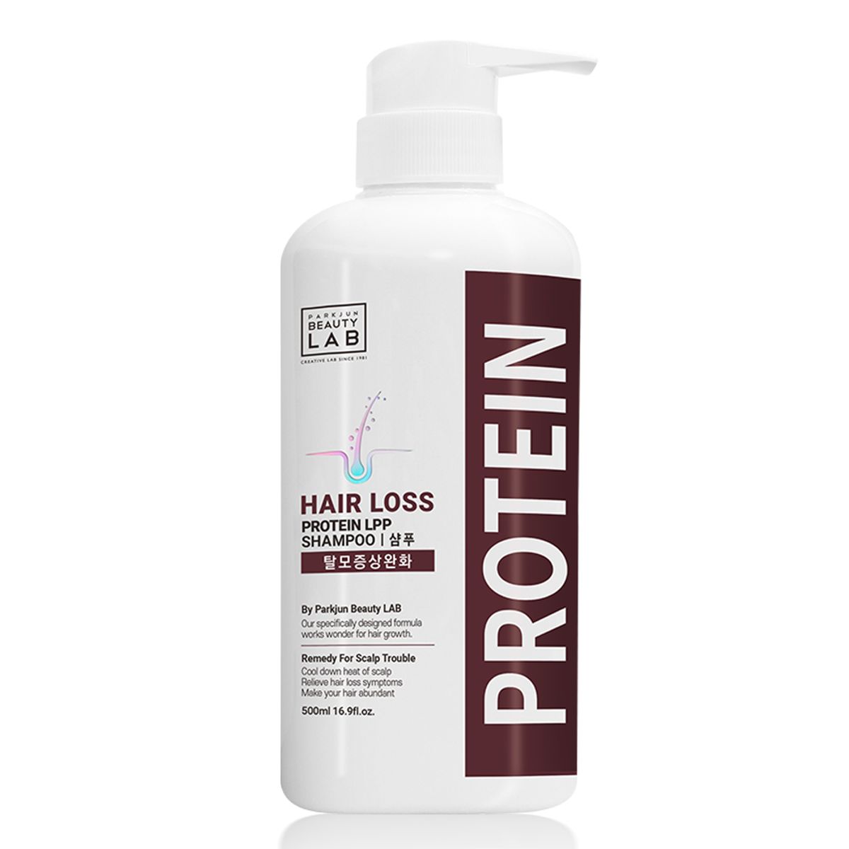 박준뷰티랩(PARKJUN BEAUTYLAB) 헤어로스 LPP 단백질 탈모 증상 완화 샴푸 500ml