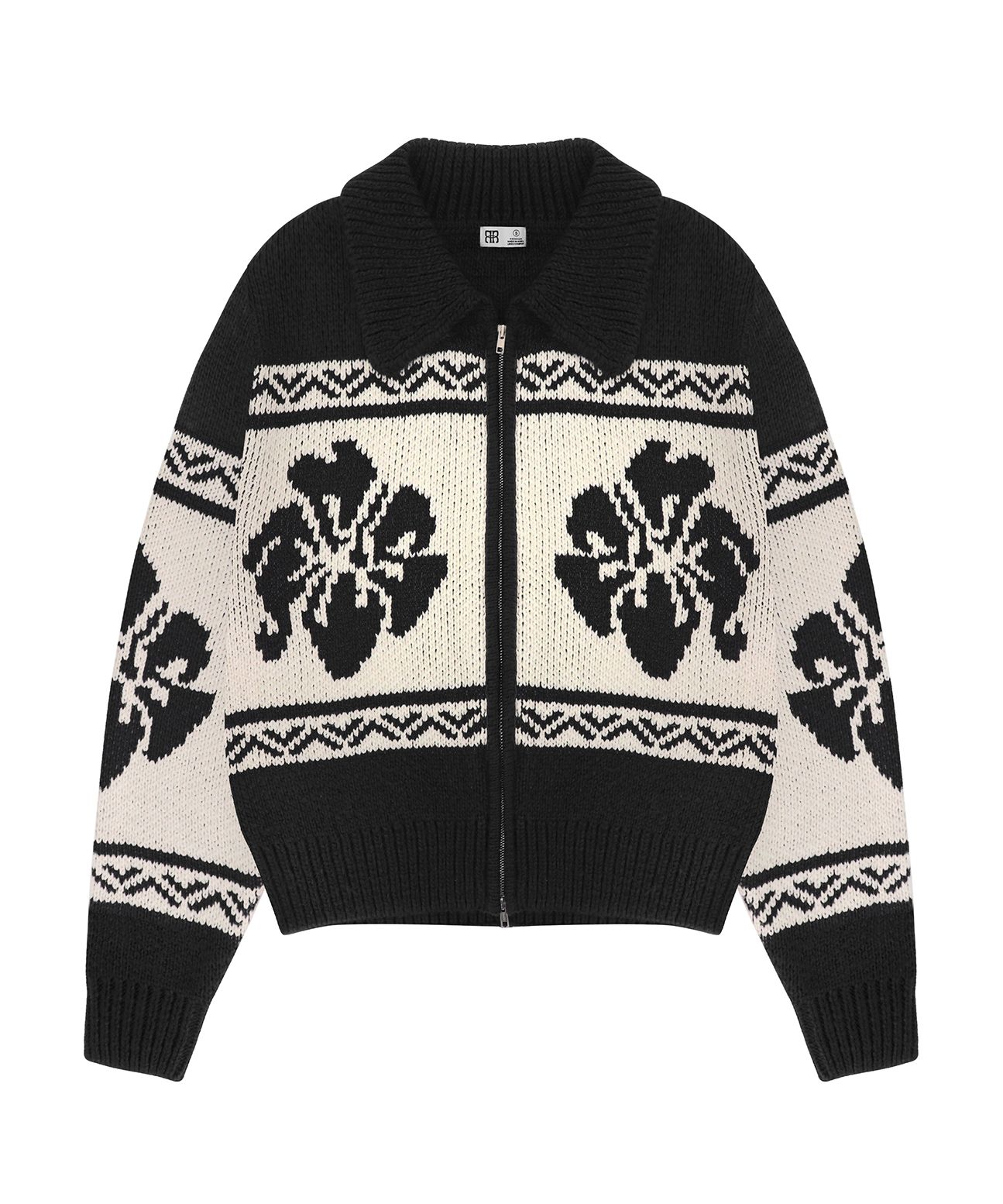 アウターその他 ROCKCAKE Flower Cowichan Cardigan Brown RC24KN01600 MUSINSA | ROCKCAKE Flower Cowichan Cardigan - Brown