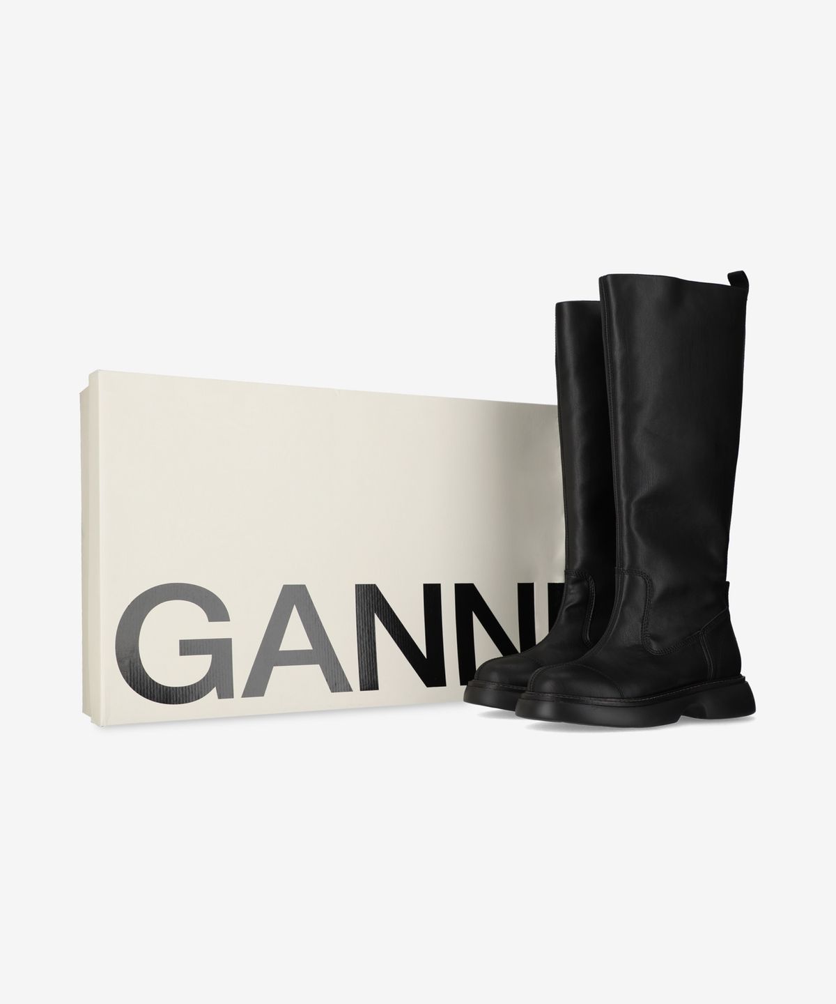 가니(GANNI) 에브리데이 튜블러 부츠 - 블랙 / S2813099