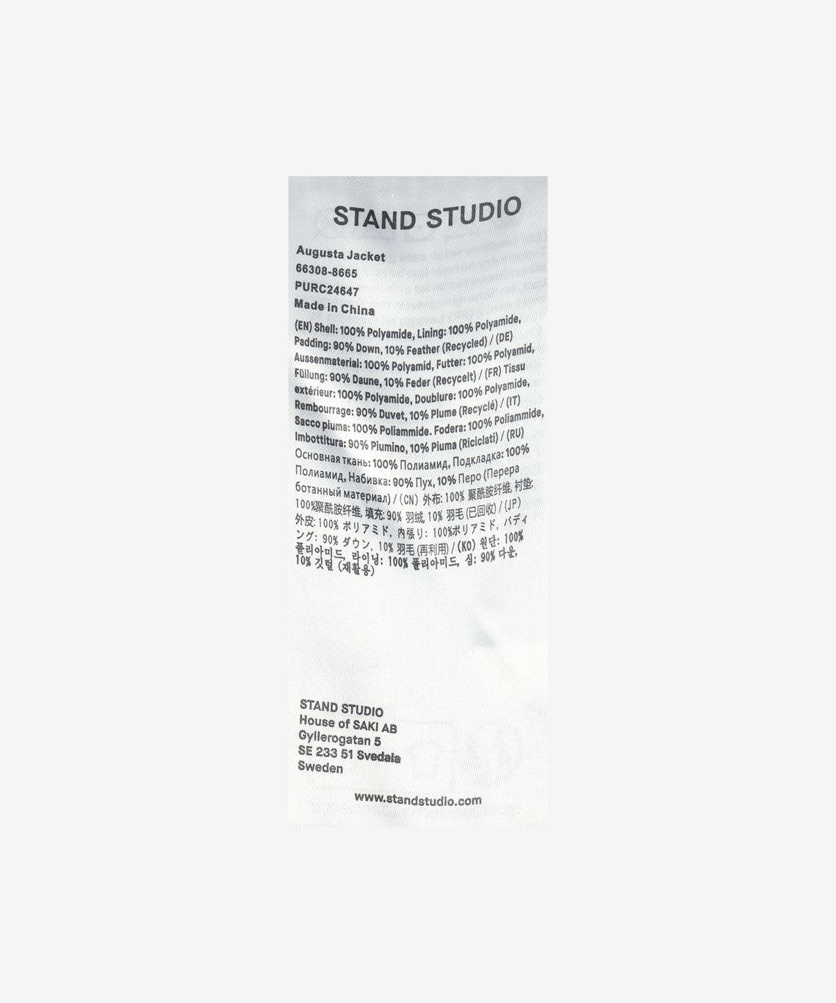 스탠드 스튜디오(STAND STUDIO) 어거스타 재킷 - 블랙 / 66308866589900