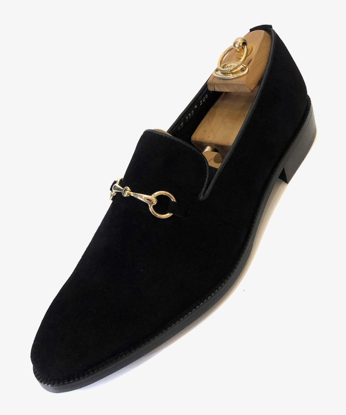 조앤슈(JOENSHOE) 림스키 스웨이드 클린 버클로퍼 블랙