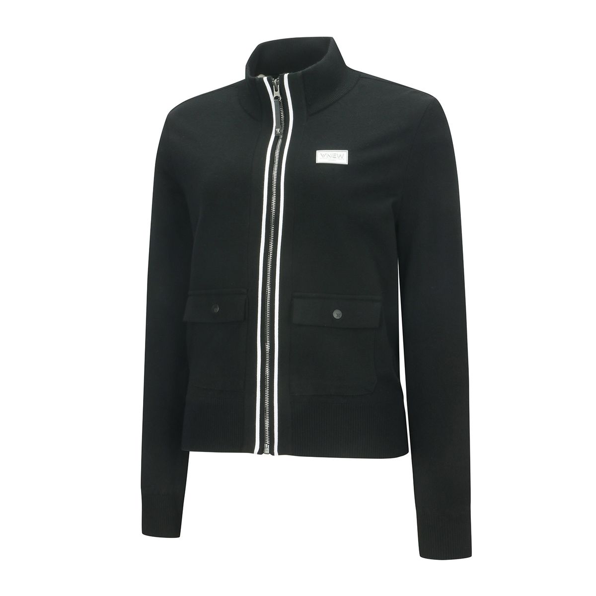어뉴골프(ANEW GOLF) W WIND BLOCK ZIP-UP CARDIGAN_BK