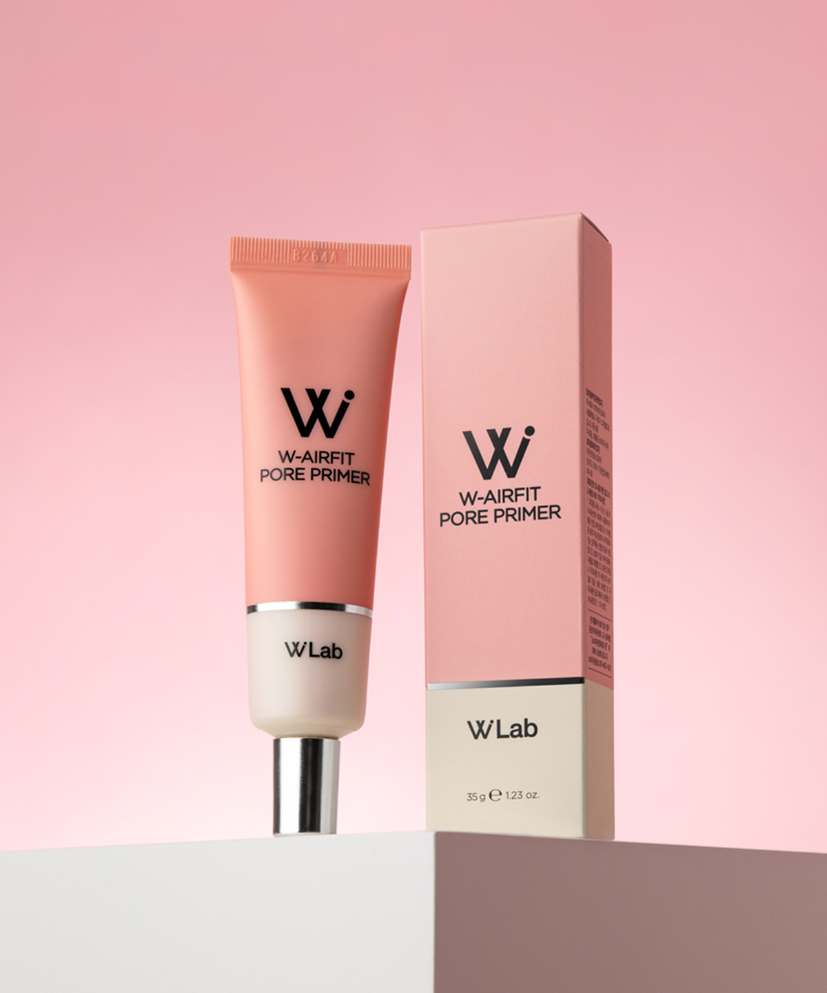 더블유랩(WLAB) 더블유 에어핏 포어 프라이머 누디핑크 35g