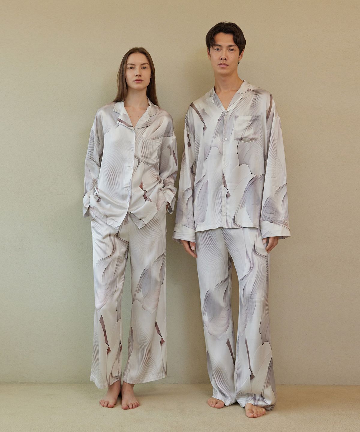 아템포(ATEMPO) CLASSIC PAJAMA COUPLE SET_gentle wave